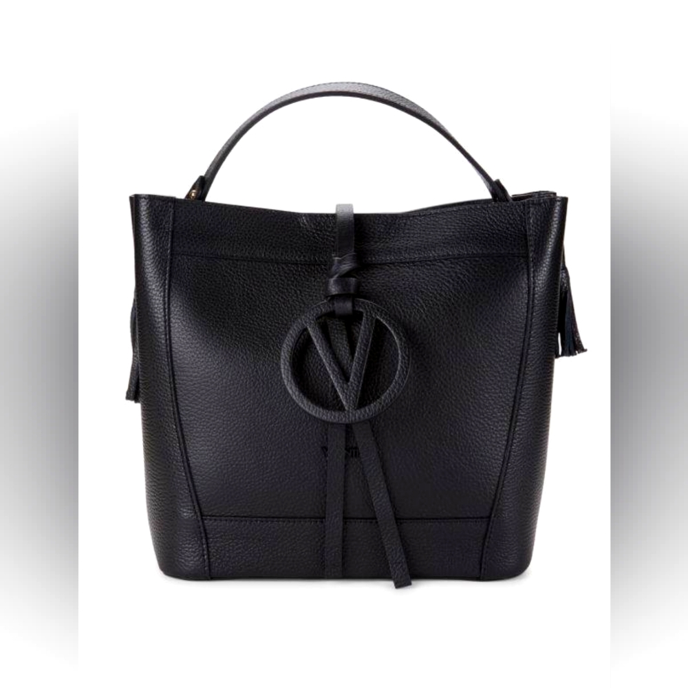 Valentino by Mario Valentino Callie Pebbled Leather Tote